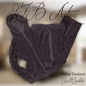 Brown Velour Tracksuit By SJB